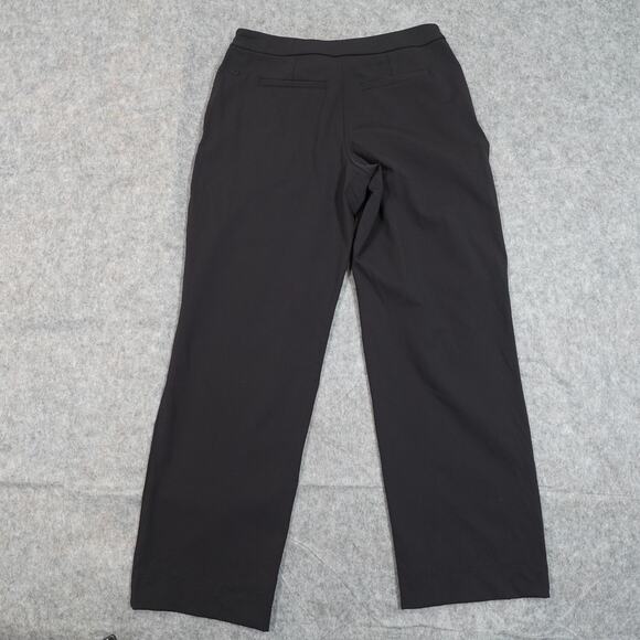 Lululemon Pants Womens Large Luxtreme Mid Rise Straight Leg Trouser Black Casual - Picture 6 of 8